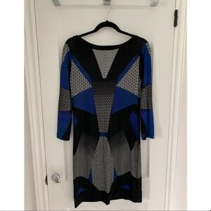 BCBG long sleeve jersey dress - size M